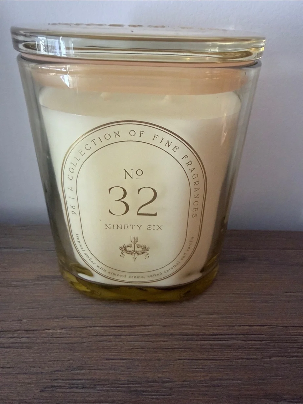 NWT No. 32 Ninety Six Scented Glass Jar Candle